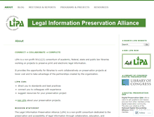 Tablet Screenshot of lipalliance.org